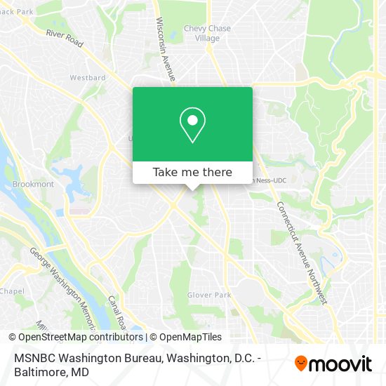 MSNBC Washington Bureau map