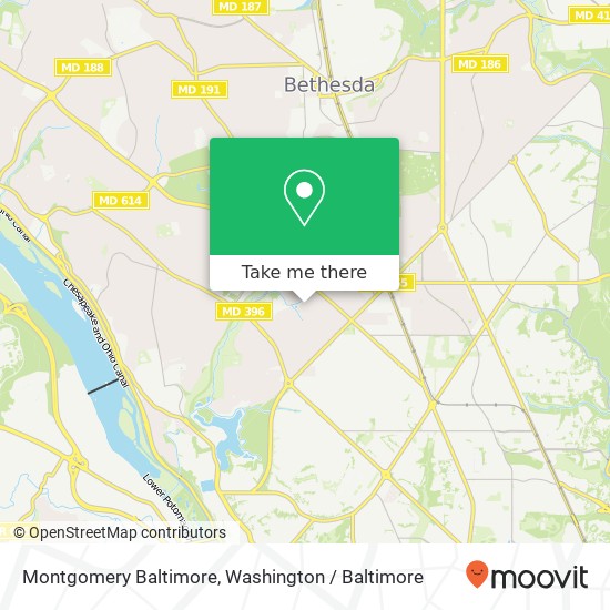 Montgomery Baltimore, Bethesda, MD 20816 map