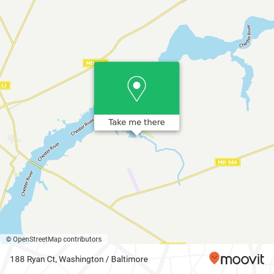 188 Ryan Ct, Chestertown, MD 21620 map