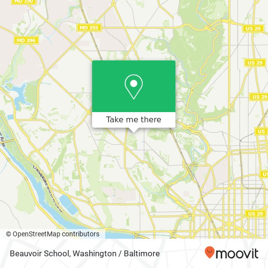 Beauvoir School, 3511 Woodley Rd NW map