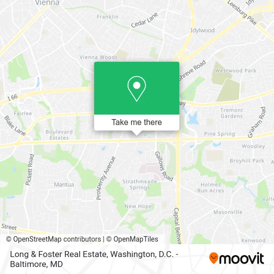 Long & Foster Real Estate map