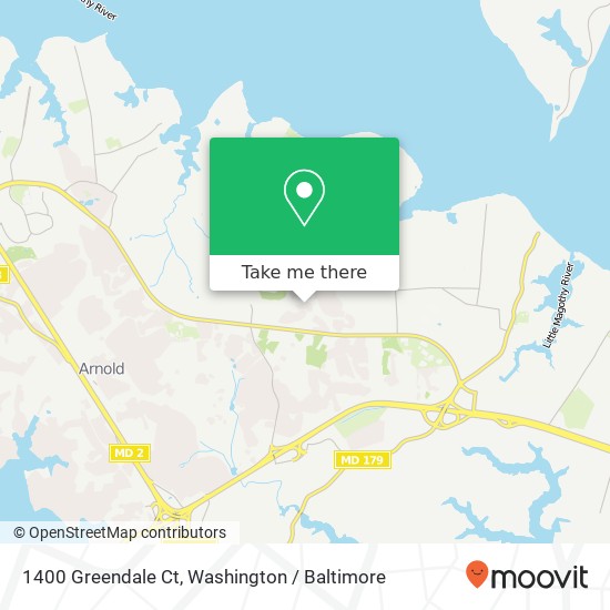 1400 Greendale Ct, Arnold, MD 21012 map