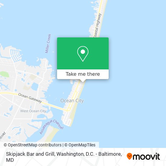 Skipjack Bar and Grill map