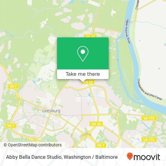 Mapa de Abby Bella Dance Studio, 712 Clark Ct NE