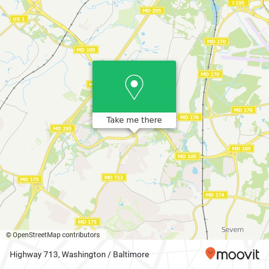 Highway 713, Hanover, MD 21076 map