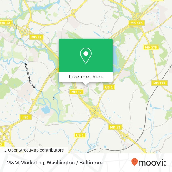 Mapa de M&M Marketing, 8826 Birchwood Way