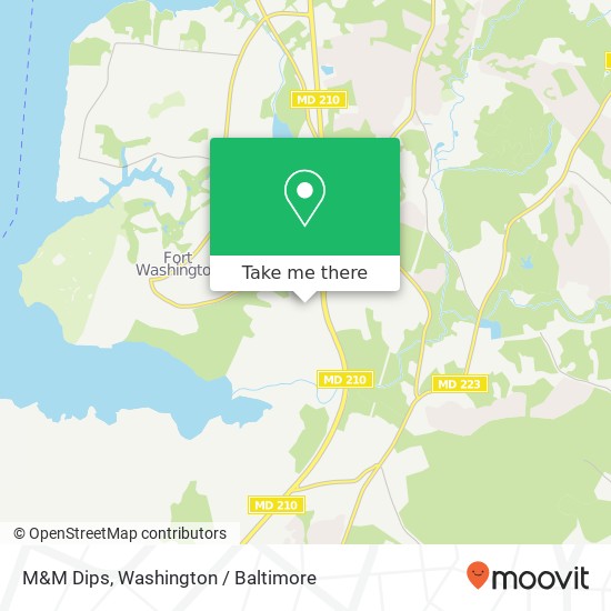 Mapa de M&M Dips, 13212 Bangor Pl