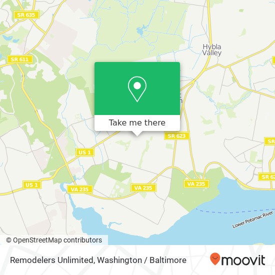 Mapa de Remodelers Unlimited