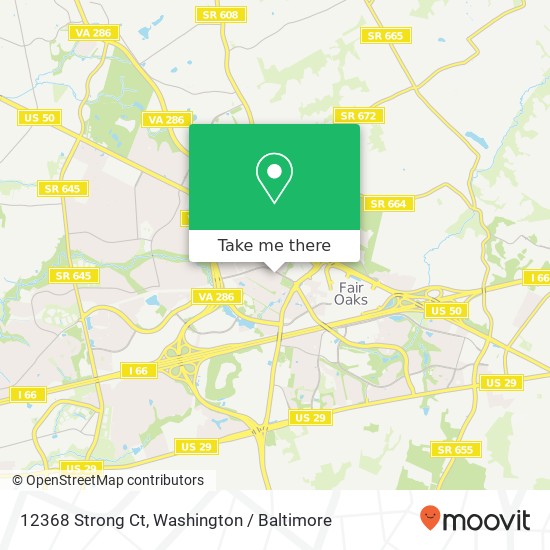 12368 Strong Ct, Fairfax, VA 22033 map