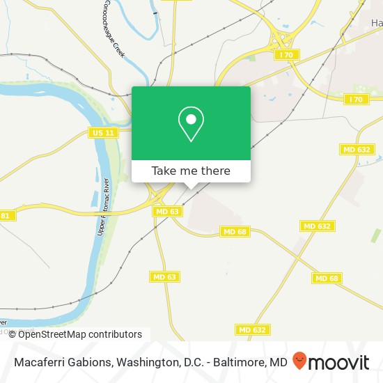 Macaferri Gabions, 10033 Governor Lane Blvd map