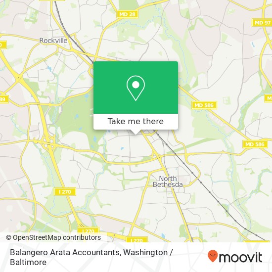 Mapa de Balangero Arata Accountants, 152 Rollins Ave