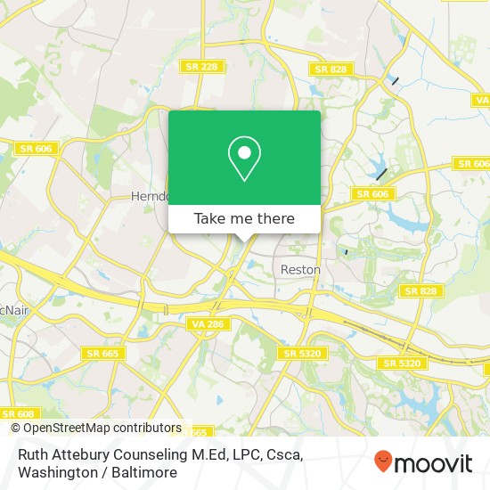 Mapa de Ruth Attebury Counseling M.Ed, LPC, Csca, 485 Carlisle Dr