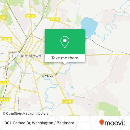 301 Cameo Dr, Hagerstown, MD 21740 map