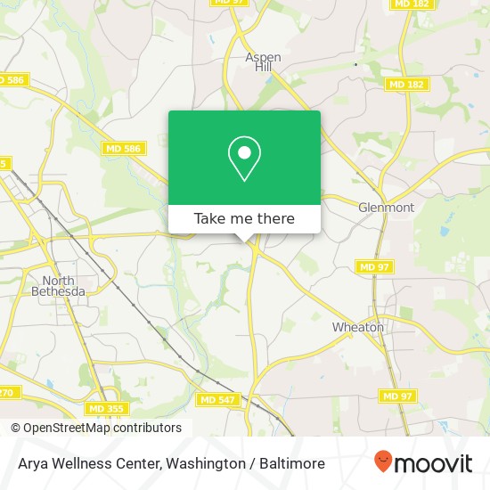 Mapa de Arya Wellness Center, 3951 Ferrara Dr