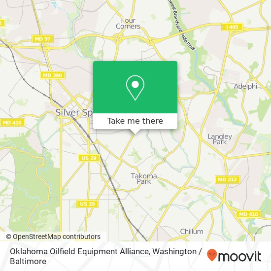 Oklahoma Oilfield Equipment Alliance, 4 Sunnyside Rd map