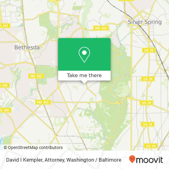 Mapa de David I Kempler, Attorney, 3120 Quesada St NW