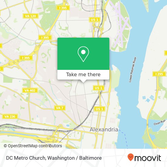 Mapa de DC Metro Church, 2204 Mount Vernon Ave
