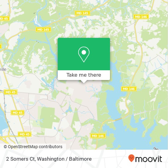 Mapa de 2 Somers Ct, Cockeysville, MD 21030