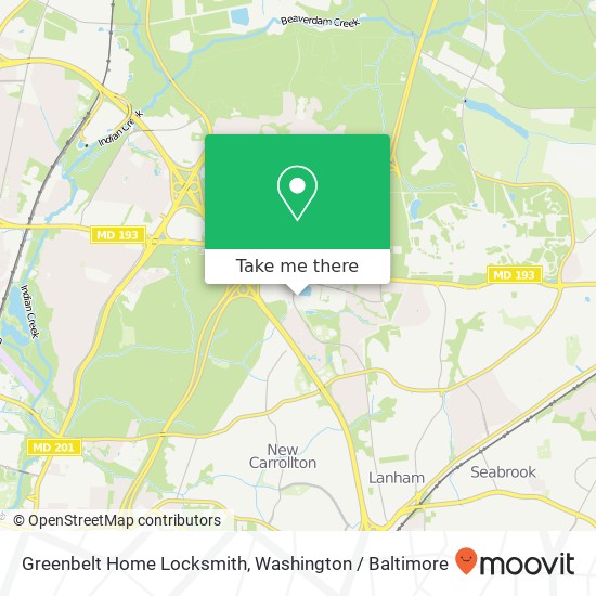 Greenbelt Home Locksmith, 7219 Hanover Pkwy map