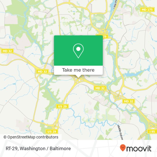 Mapa de RT-29, Columbia, MD 21046