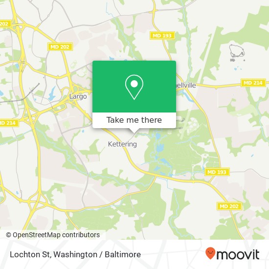 Mapa de Lochton St, Upper Marlboro (KETTERING), MD 20774