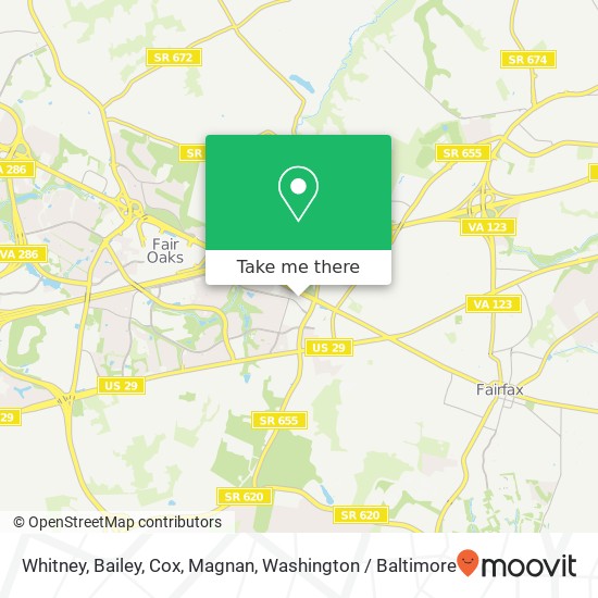 Mapa de Whitney, Bailey, Cox, Magnan, 11350 Random Hills Rd