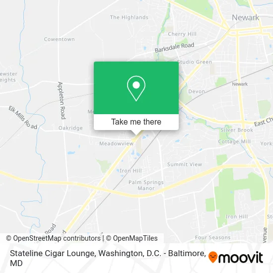 Stateline Cigar Lounge map