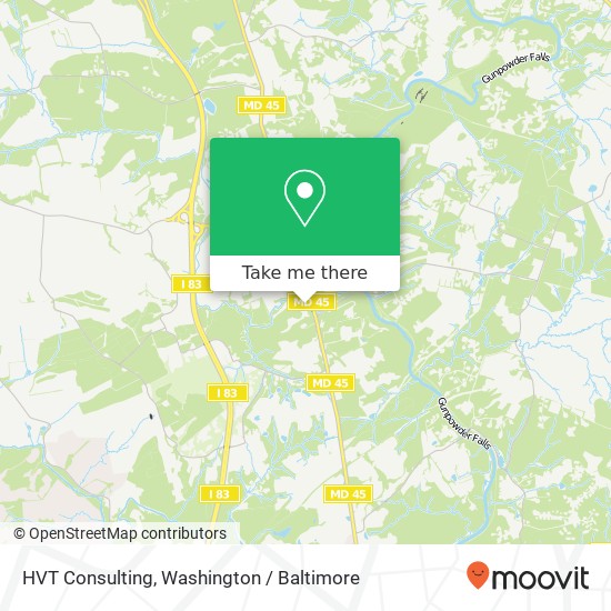 Mapa de HVT Consulting, 15010 York Rd