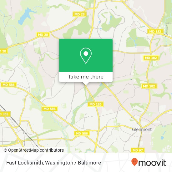 Mapa de Fast Locksmith, 13501 Connecticut Ave