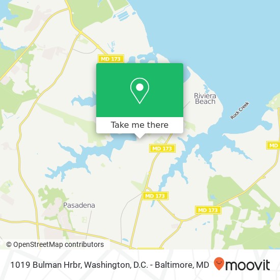 1019 Bulman Hrbr, Pasadena, MD 21122 map
