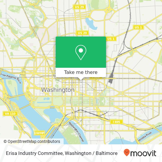 Erisa Industry Committee, 701 8th St NW map