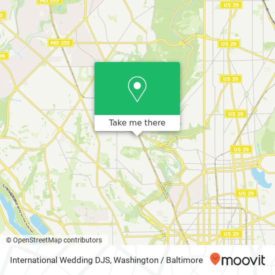 Mapa de International Wedding DJS, Ordway St NW