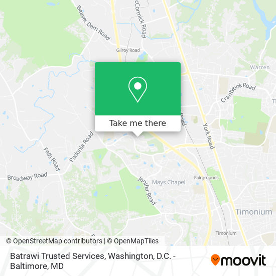 Batrawi Trusted Services map