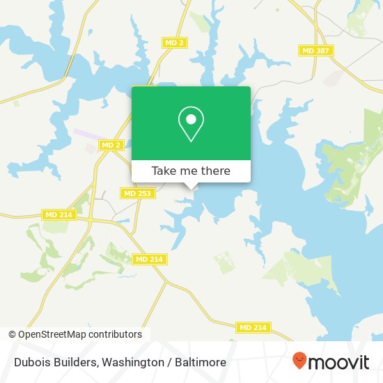 Dubois Builders map