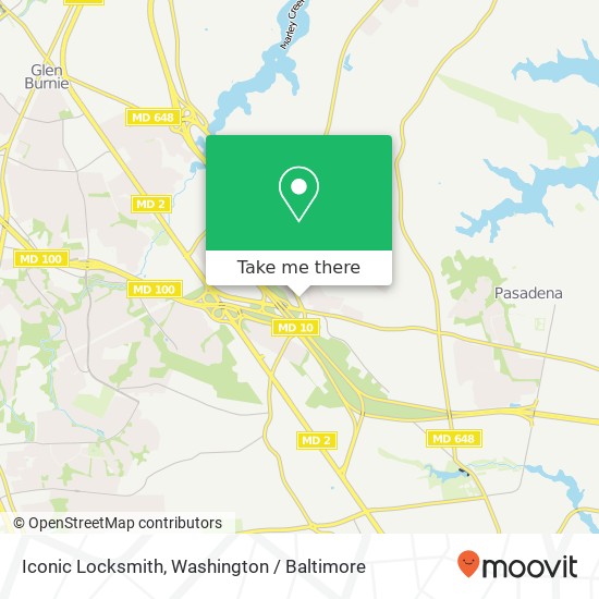 Mapa de Iconic Locksmith, 7967 Baltimore Annapolis Blvd