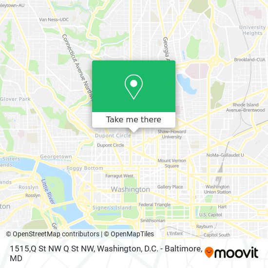 1515,Q St NW Q St NW map