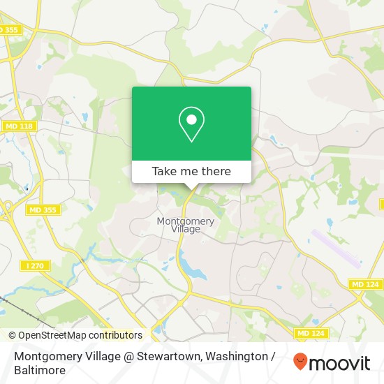 Montgomery Village @ Stewartown, Montgomery Village, MD 20886 map