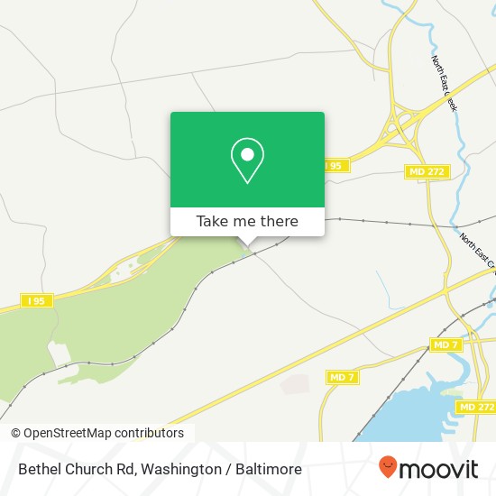 Mapa de Bethel Church Rd, North East, MD 21901