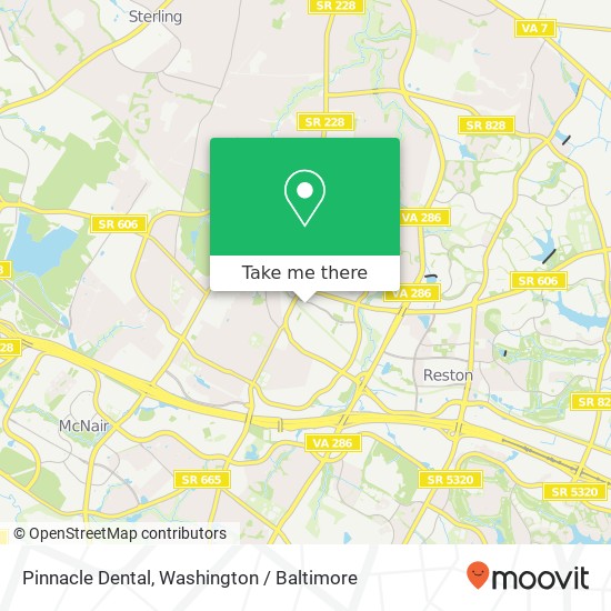 Pinnacle Dental, 555 Grove St map