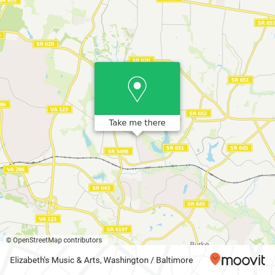 Elizabeth's Music & Arts, Galley Ct map