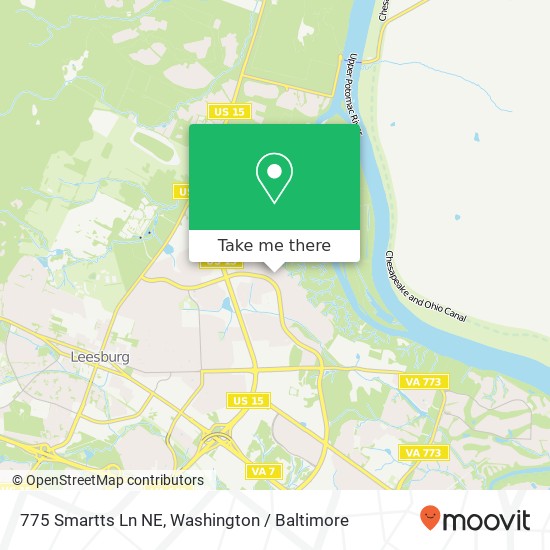 775 Smartts Ln NE, Leesburg, VA 20176 map