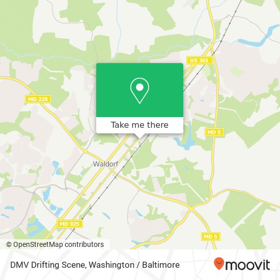 DMV Drifting Scene map