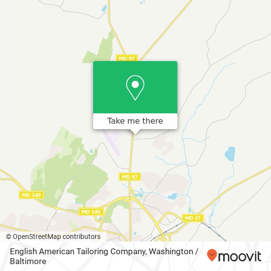 English American Tailoring Company, 1200 Independence Way map