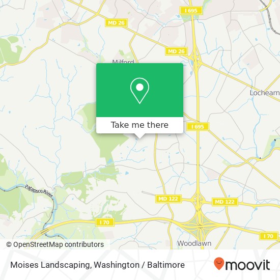 Mapa de Moises Landscaping, Cheshaire Dr