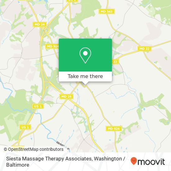 Mapa de Siesta Massage Therapy Associates, 432 S Main St