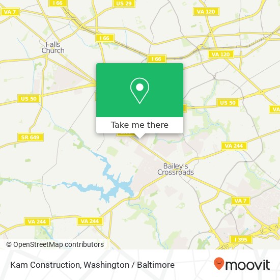 Kam Construction map