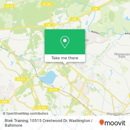 Btek Training, 10515 Crestwood Dr map