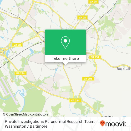 Private Investigations Paranormal Research Team, 10313 7th Regiment Dr map