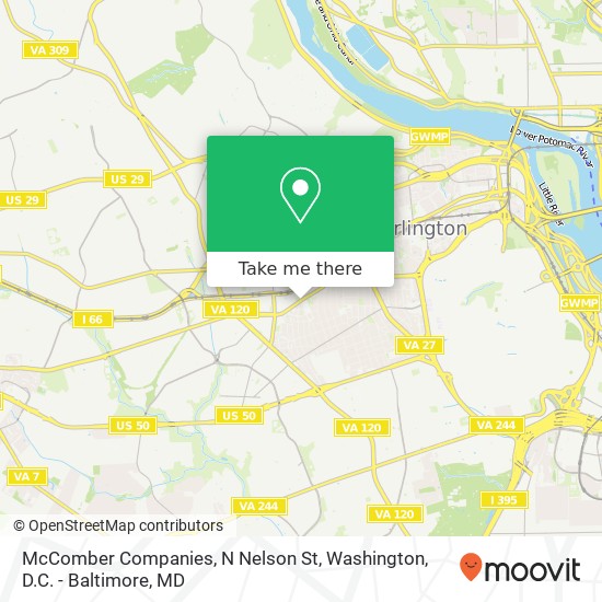 McComber Companies, N Nelson St map