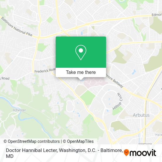 Doctor Hannibal Lecter map